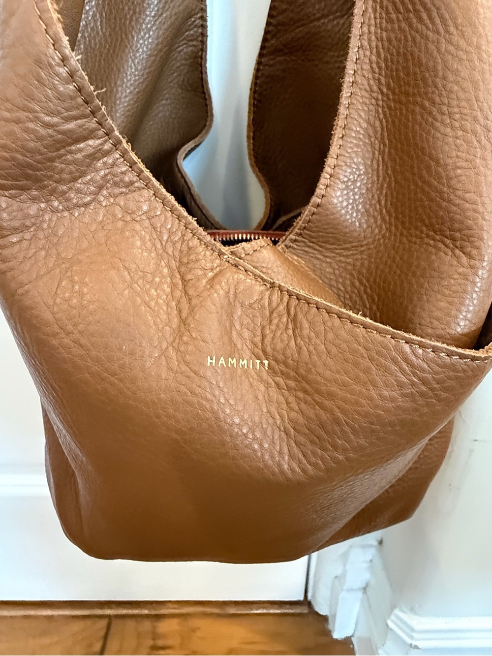 Hammitt Tom Zip Large Mahogany NWT - Picture 3 of 5